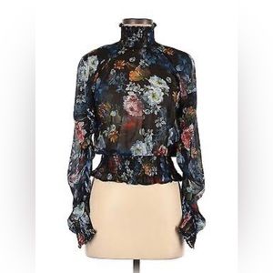 Floral blouse H&M size 12